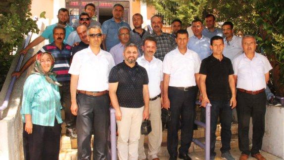 1. Eğitim Bölgesi Müdürleri Dulkadiroğlu Dereli Köyü İlkokulunda Toplandı