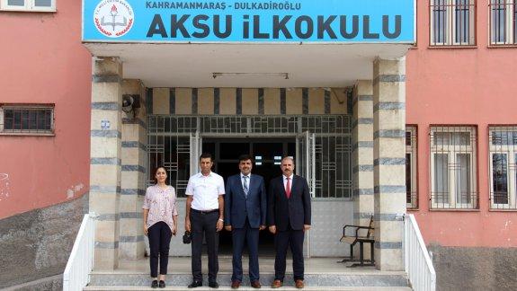 Aksu İlkokulu Müdürü Ahmet KUTLUAY´a Hayırlı Olsun Ziyareti