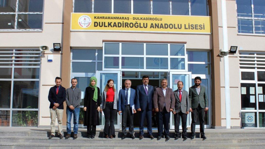 İlçe Milli Eğitim Müdürümüz Dulkadiroğlu Anadolu Lisesini Ziyaret Etti.