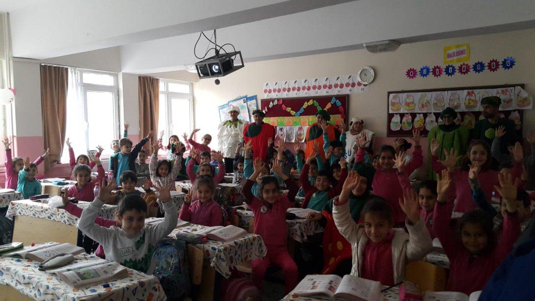 Mehmet Akif Ersoy İlkokulunda Yerli Malı Haftası Kutlaması Yapıldı