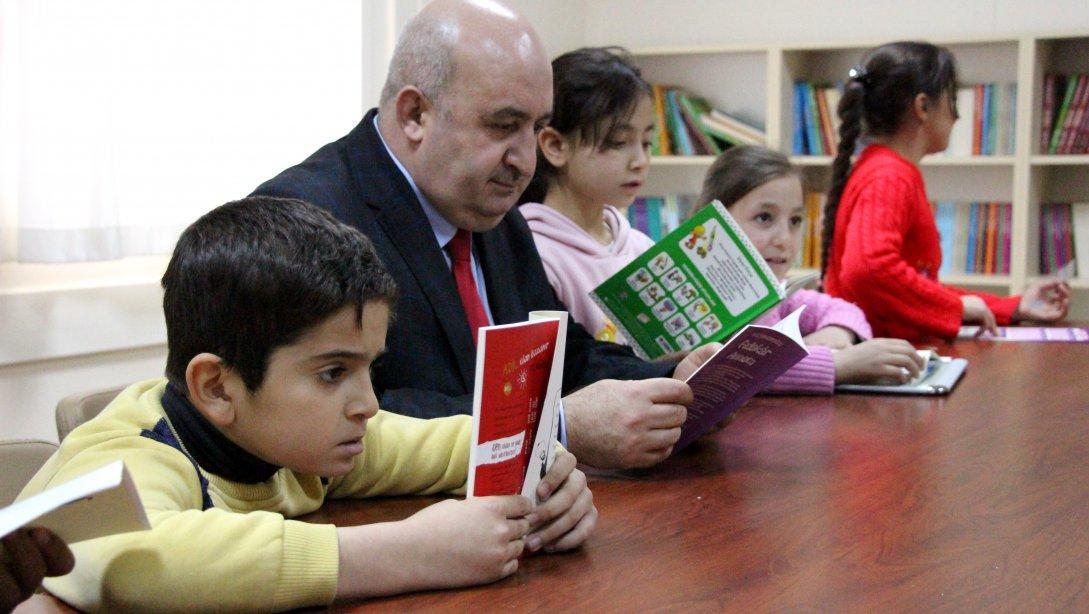 Barınma Merkezi İlkokulu Bahattin Karakoç Kütüphanesi Açılışı