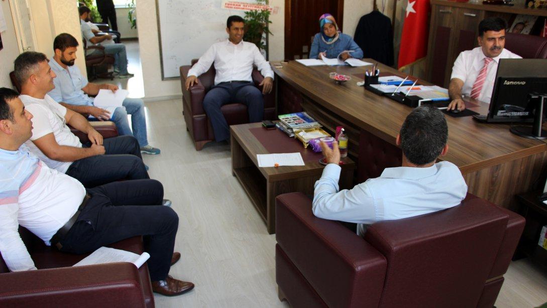 Türkiye Öğretmenler Kupası Dulkadiroğlu İlçe Tertip Komitesi Toplantısı