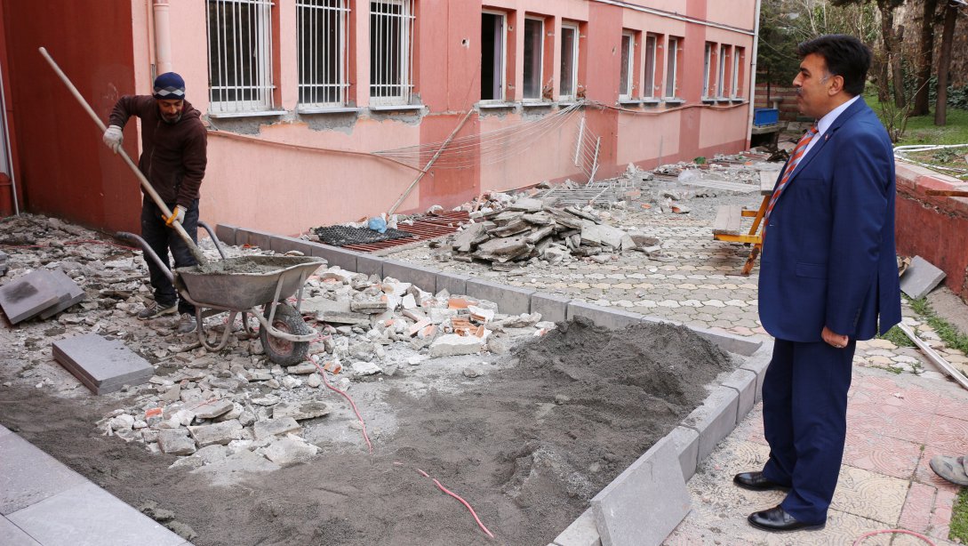 Gazipaşa Mahallesi'ndeki Okul İnşaatı Denetimi