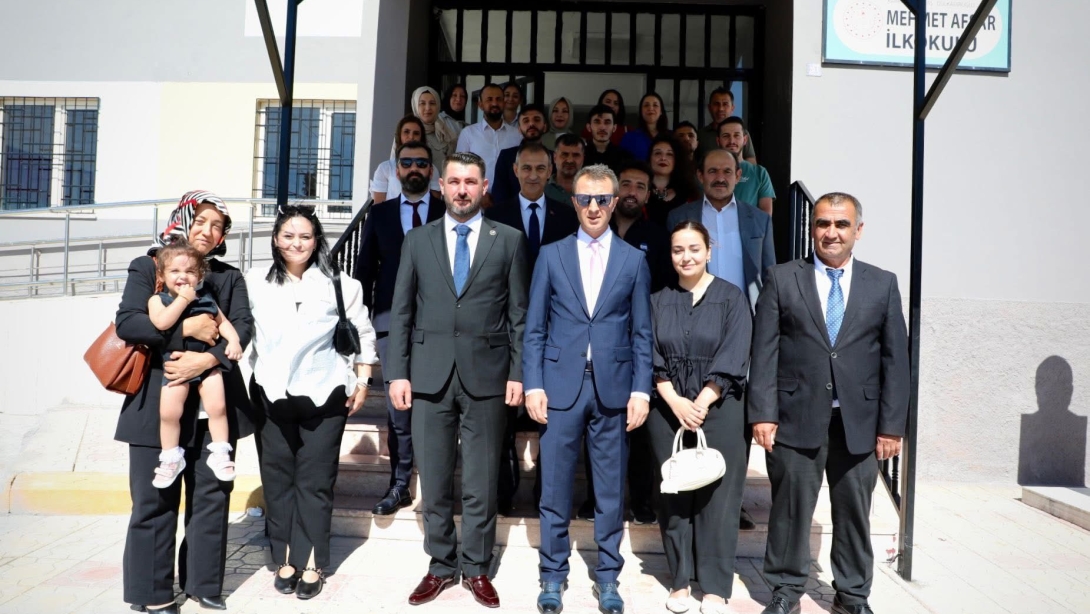 DULKADİROĞLU KAYMAKAMI HİCABİ AYTEMÜR MEHMET AFŞAR İLKOKULUNU ZİYARET ETTİ