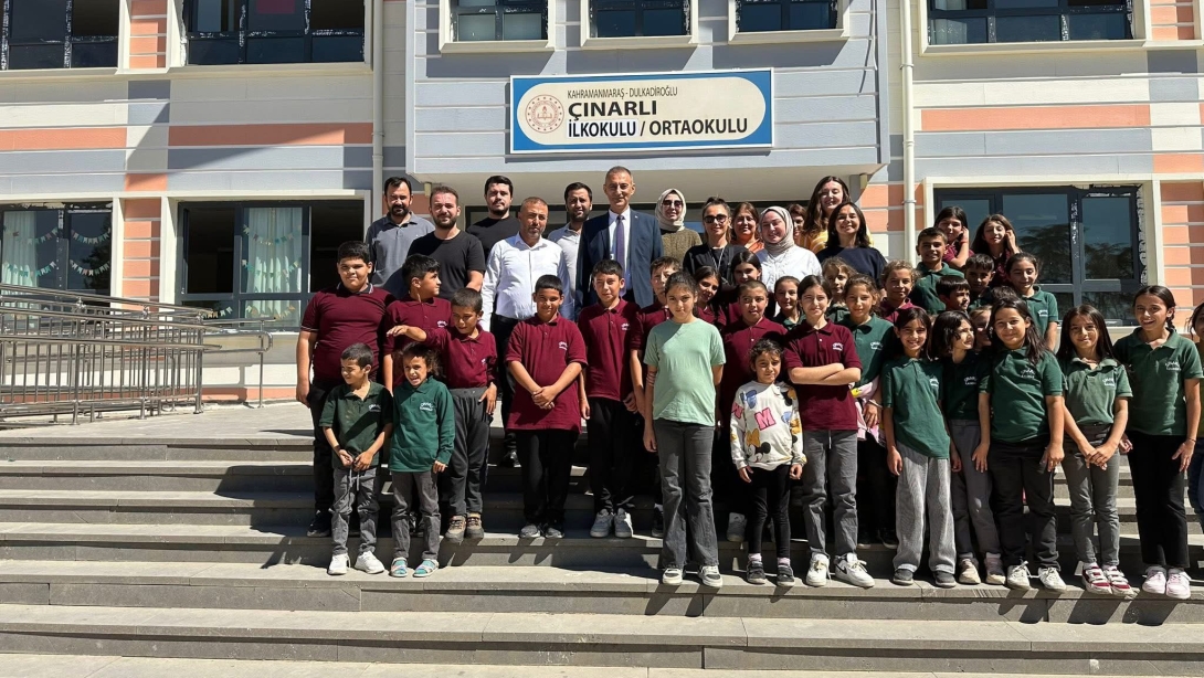 İLÇE MİLLİ EĞİTİM MÜDÜRÜMÜZ HÜSEYİN MART OKULLARI ZİYARET ETTİ